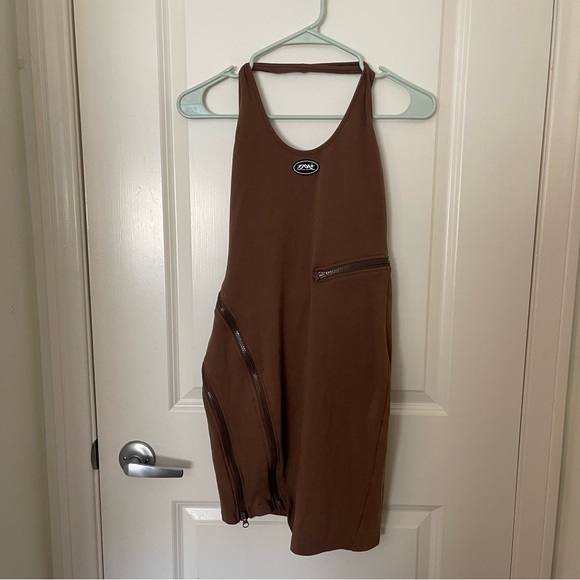 Stylish Brown Backless Dress by - Picture 9 of 9